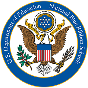 national blue ribbon school logo